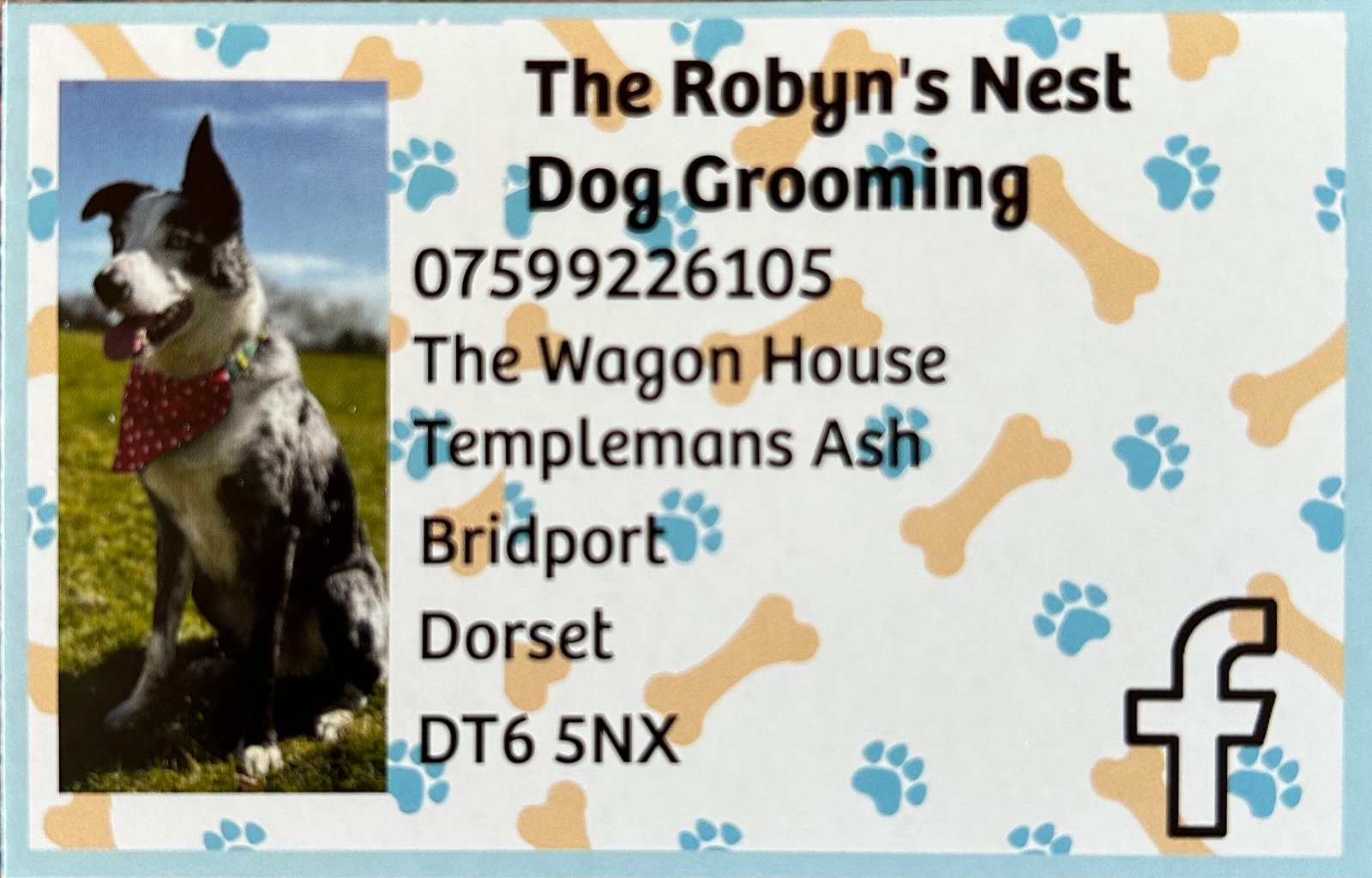 The Robyn's Nest Dog Grooming contact details at The Wagon House